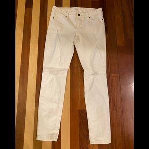 Oasis destroyed white jeans 7